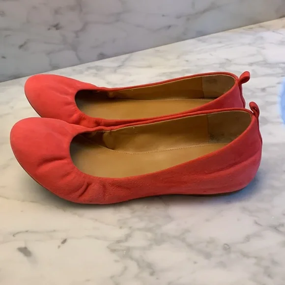 J Crew ballet flats melon color - Picture 2 of 5
